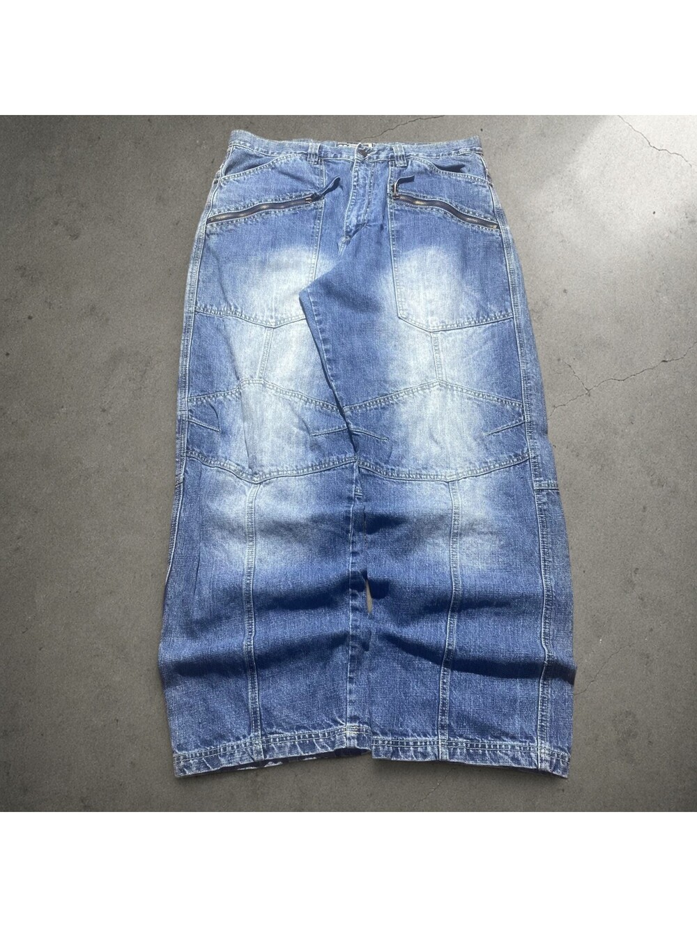 Vintage 2000s PJ Mark Denim Branz Y2K Baggy Jeans Blue - Fits 38x34